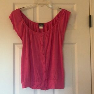 🎉Hot Little Pink Button Down Number🎉